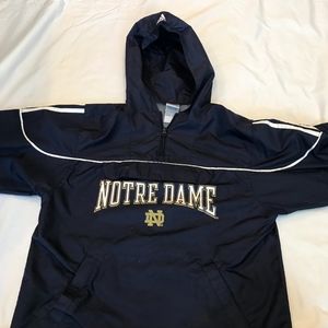 Adidas Notre Dame windbreaker. Size 10-12
